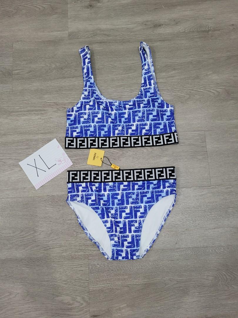 Fendi Bikini Blue Women S Fashion Swimwear Bikinis Swimsuits On
