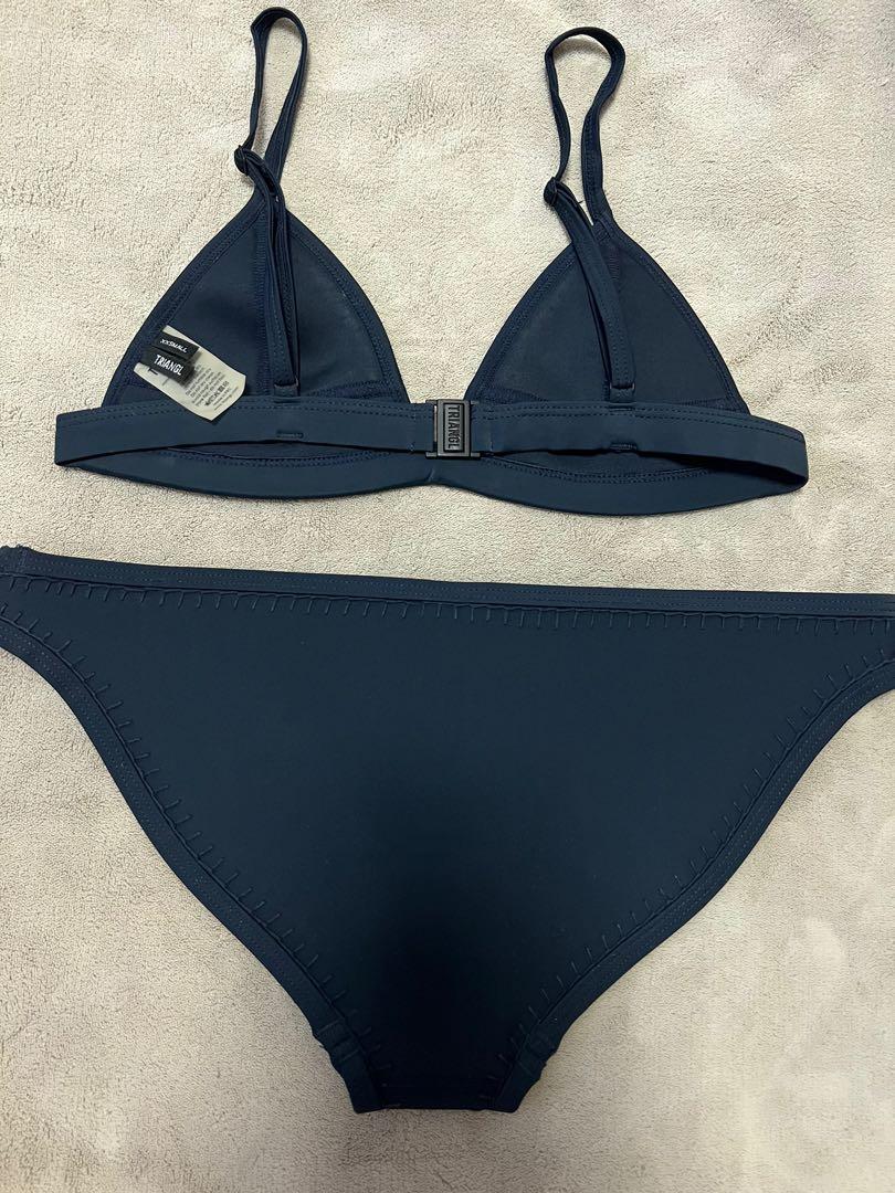 Triangl Neoprene Bikini With Crochet Details Women S Fashion Swimwear