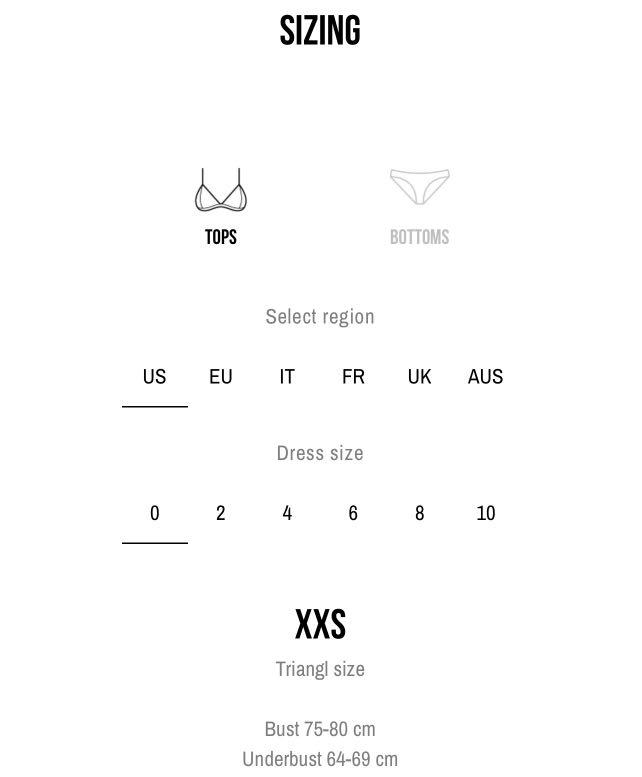 Triangl Neoprene Bikini With Crochet Details Women S Fashion Swimwear