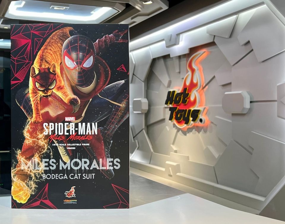 旺角店鋪現貨 全新 Hot Toys Hottoys VGM50 Marvels Spider Man Miles Morales 1 6 Bodega Cat Suit 興趣及遊戲