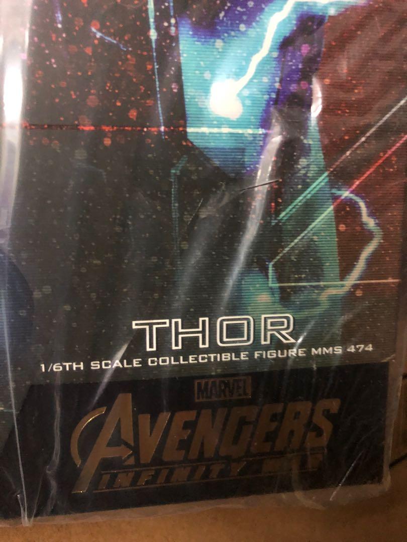 屯門交收 全新 Hottoys Marvel 復仇者聯盟 Avengers 無限之戰 Infinity War MMS THOR 雷神 Hot Toys 不議價 jan 興趣及