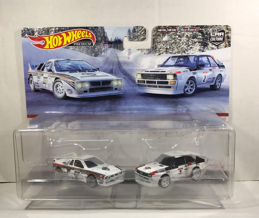 Hot Wheels Hotwheels Premium Pack Lancia Rally Audi Sport Quattro Carousell