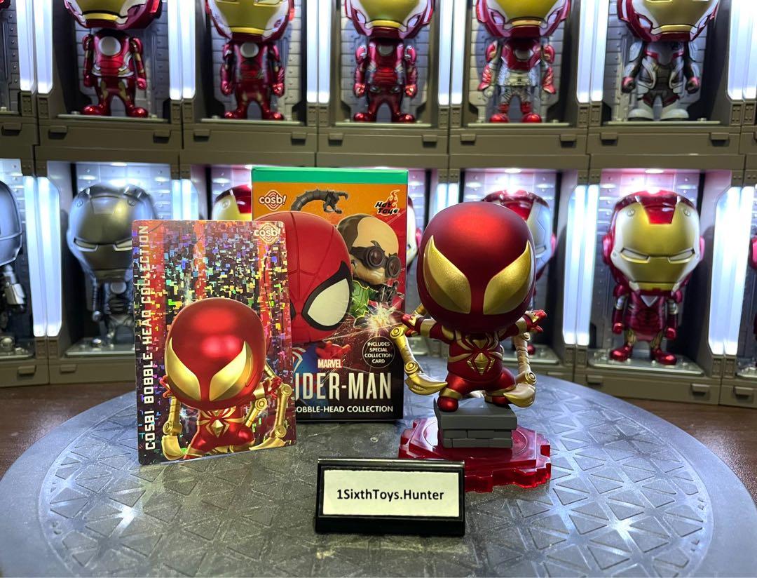 Marvel Avengers End Game Hot Toys Cbx Exclusive Version Comic Iron Spider Mystery Cosbi Blind