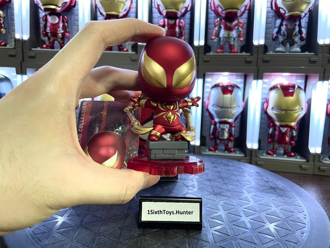 Marvel Avengers End Game Hot Toys Cbx Exclusive Version Comic Iron Spider Mystery Cosbi Blind