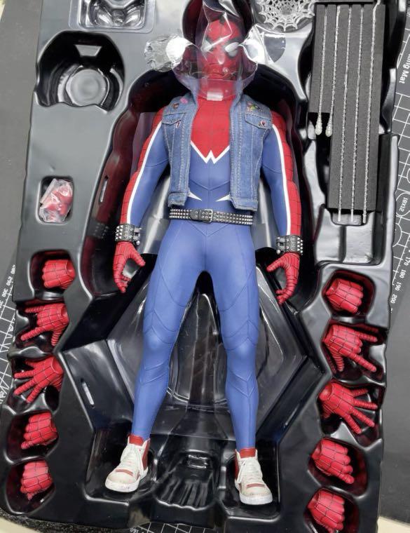 MARVEL SPIDER MAN HOT TOYS 1 6 SCALE VGM32 SPIDER MAN SPIDER PUNK SUIT LOOSE BODY FIGURE