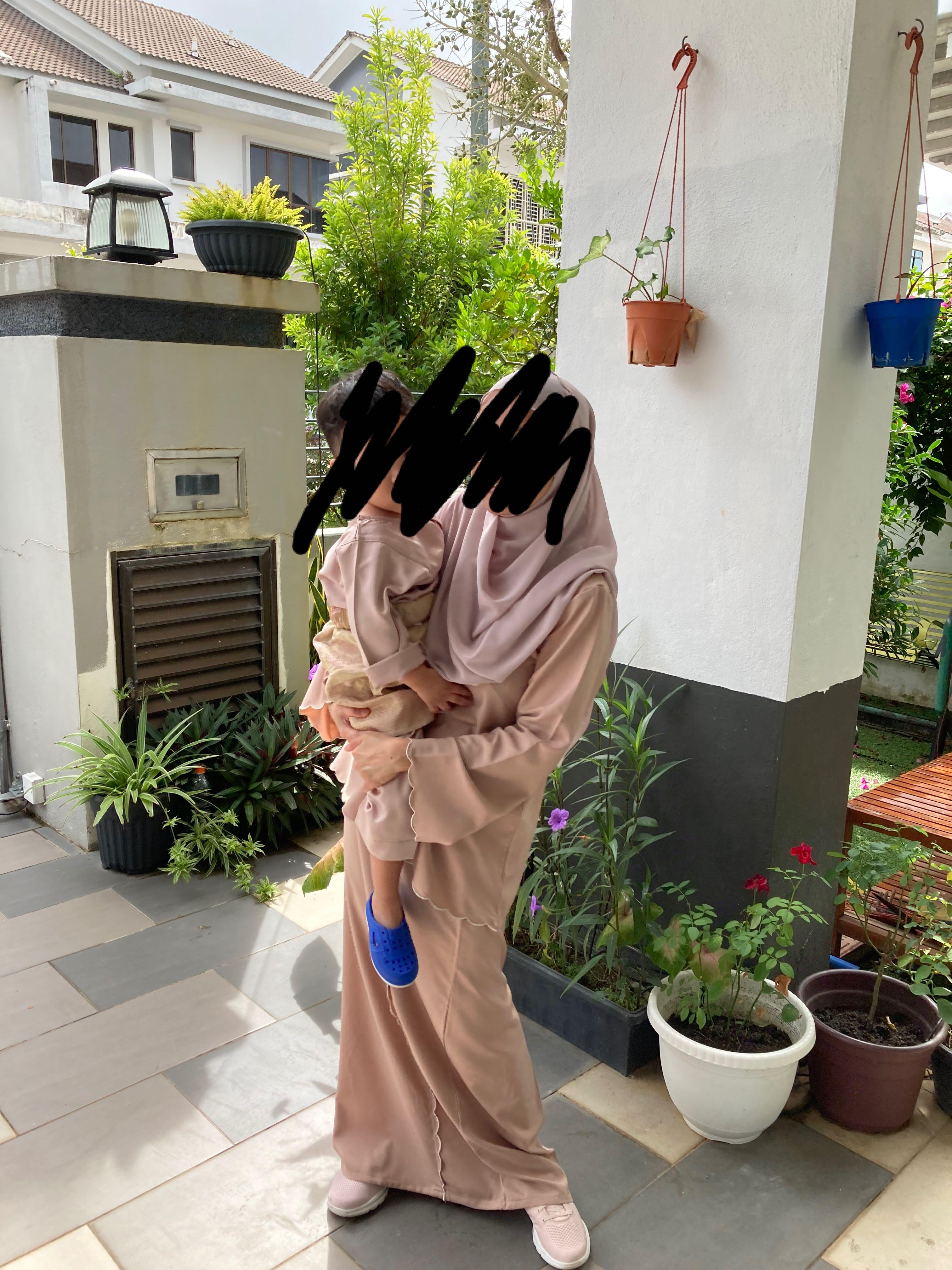 Petra Lana Scallop Kurung Kedah Nude Women S Fashion Muslimah Fashion