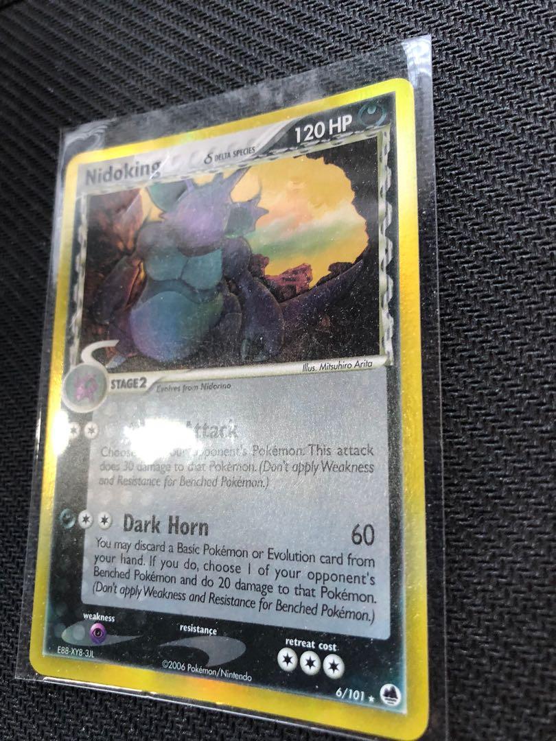 Nidoking Delta Species Holo Rare Ex Dragon Frontiers