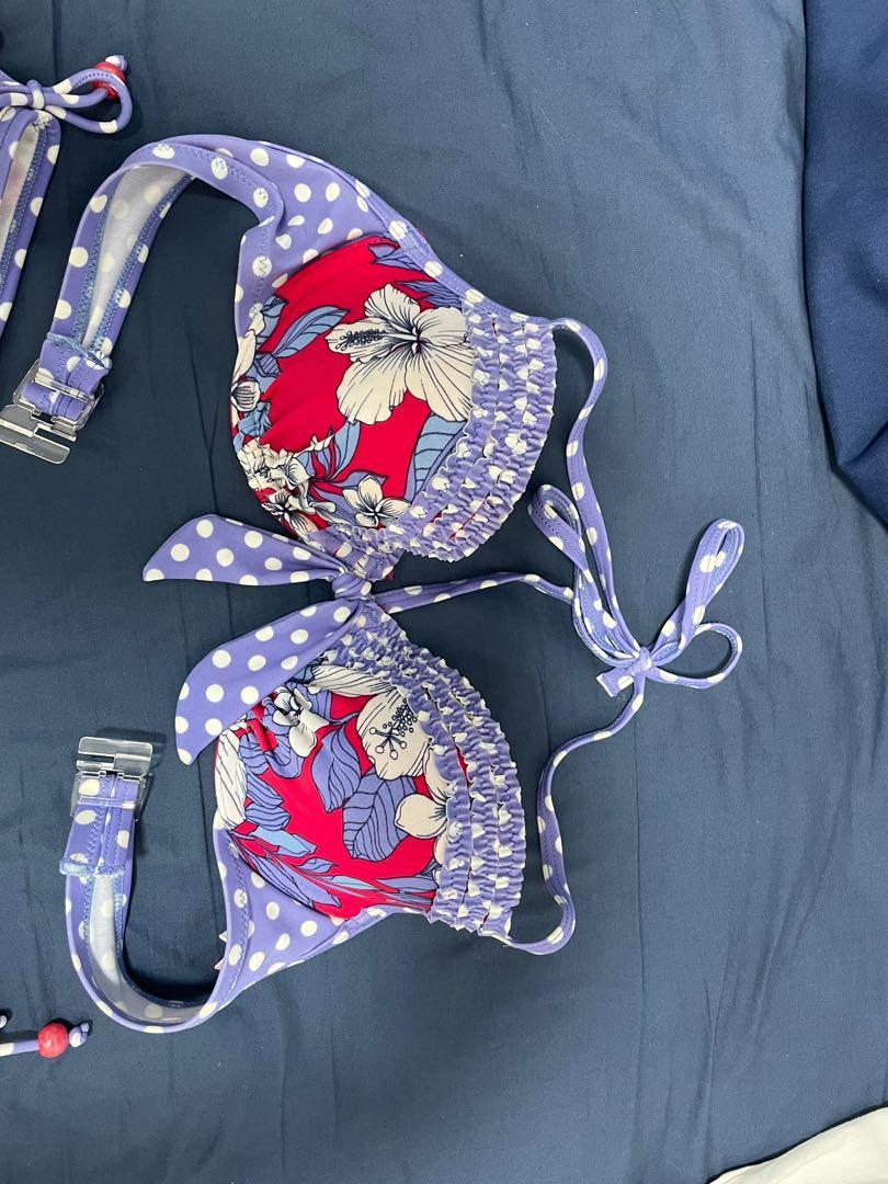 Sixty Eight P Bikini Swimsuit Swim Wear Set Bra Beach Party
