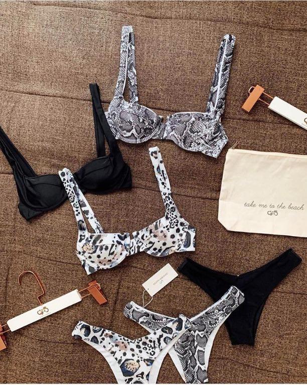 Eight Mermaid Millie Bikini Set In Python Snake Skin Print So Sexy