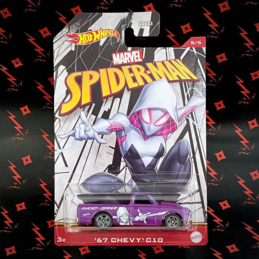 Hot Wheels Spider Man Marvel Set Hotwheels Spiderman Venom Ghost Spider Green Goblin Hobbies