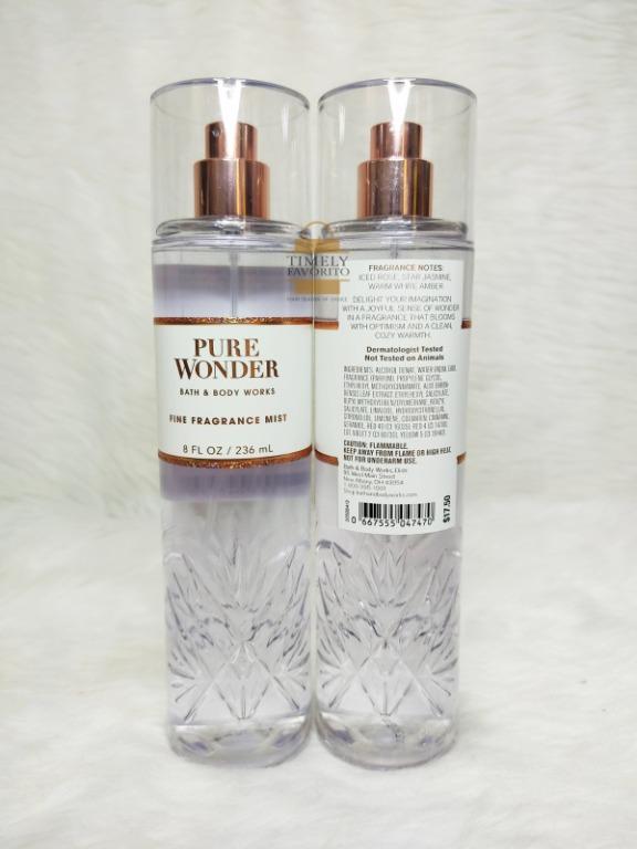 Bbw Pure Wonder Fine Fragrance Mist Ml Beauty Personal Care