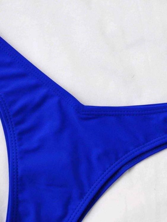 SHEIN Royal Blue Bikini Women S Fashion Swimwear Bikinis Swimsuits