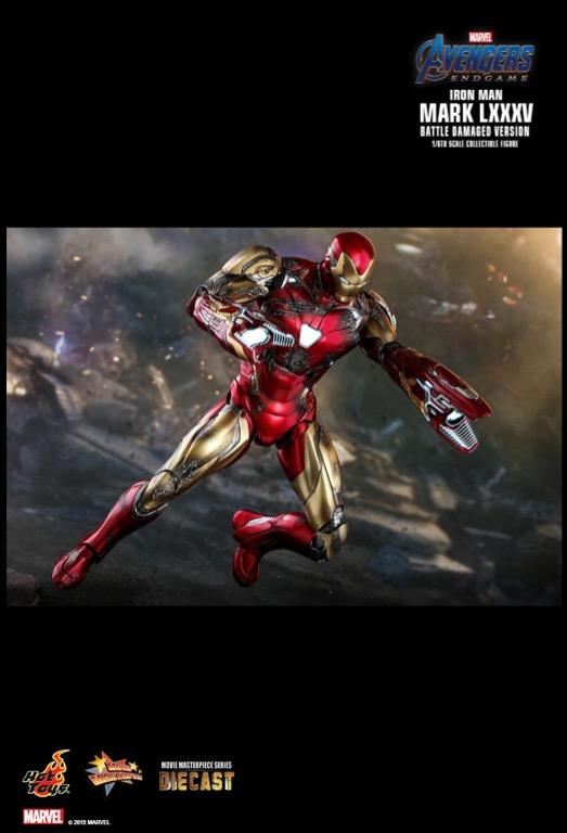 Mark 戰損單 可取單 Hot Toys Avengers Endgame Diecast Iron Man Mark LXXXV Ironman Mk MMS