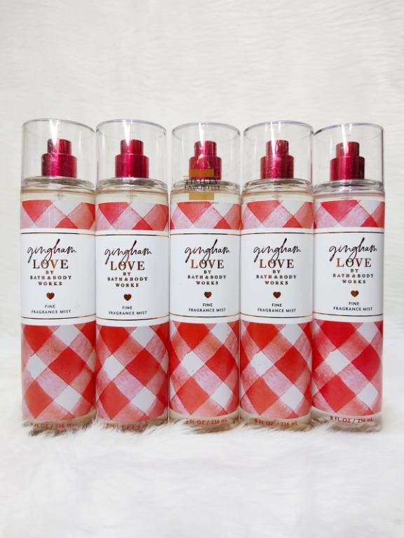 BBW Gingham Love Fine Fragrance Mist Body Cream Beauty Personal