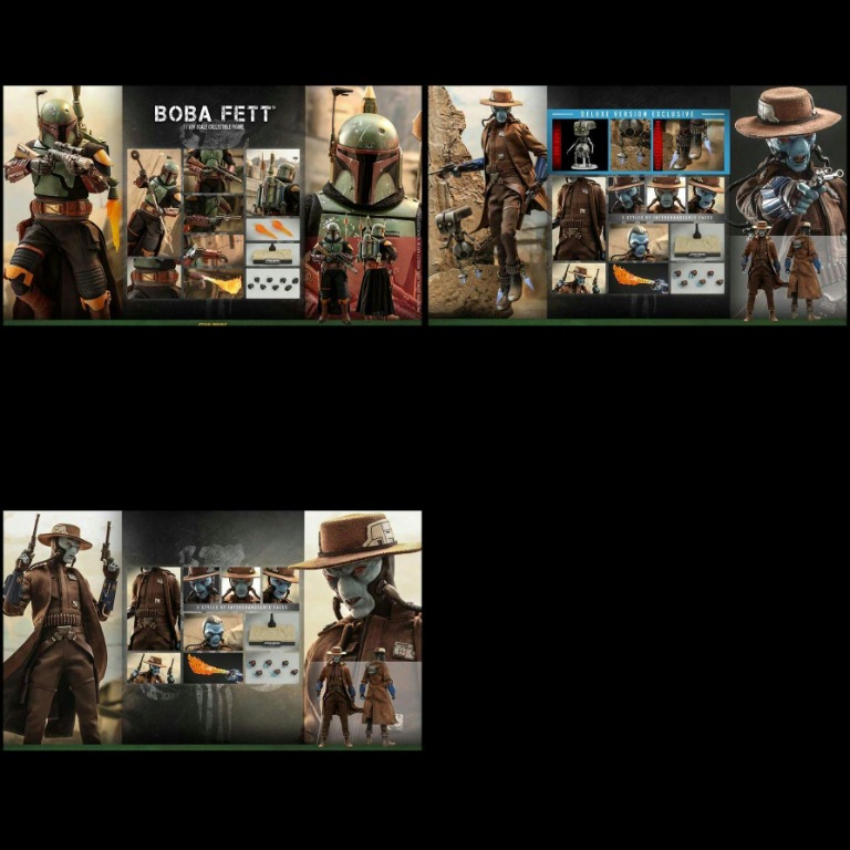PO Cheap Hot Toys TMS Star Wars The Book Of Boba Fett Th Scale Cad Bane Collectible