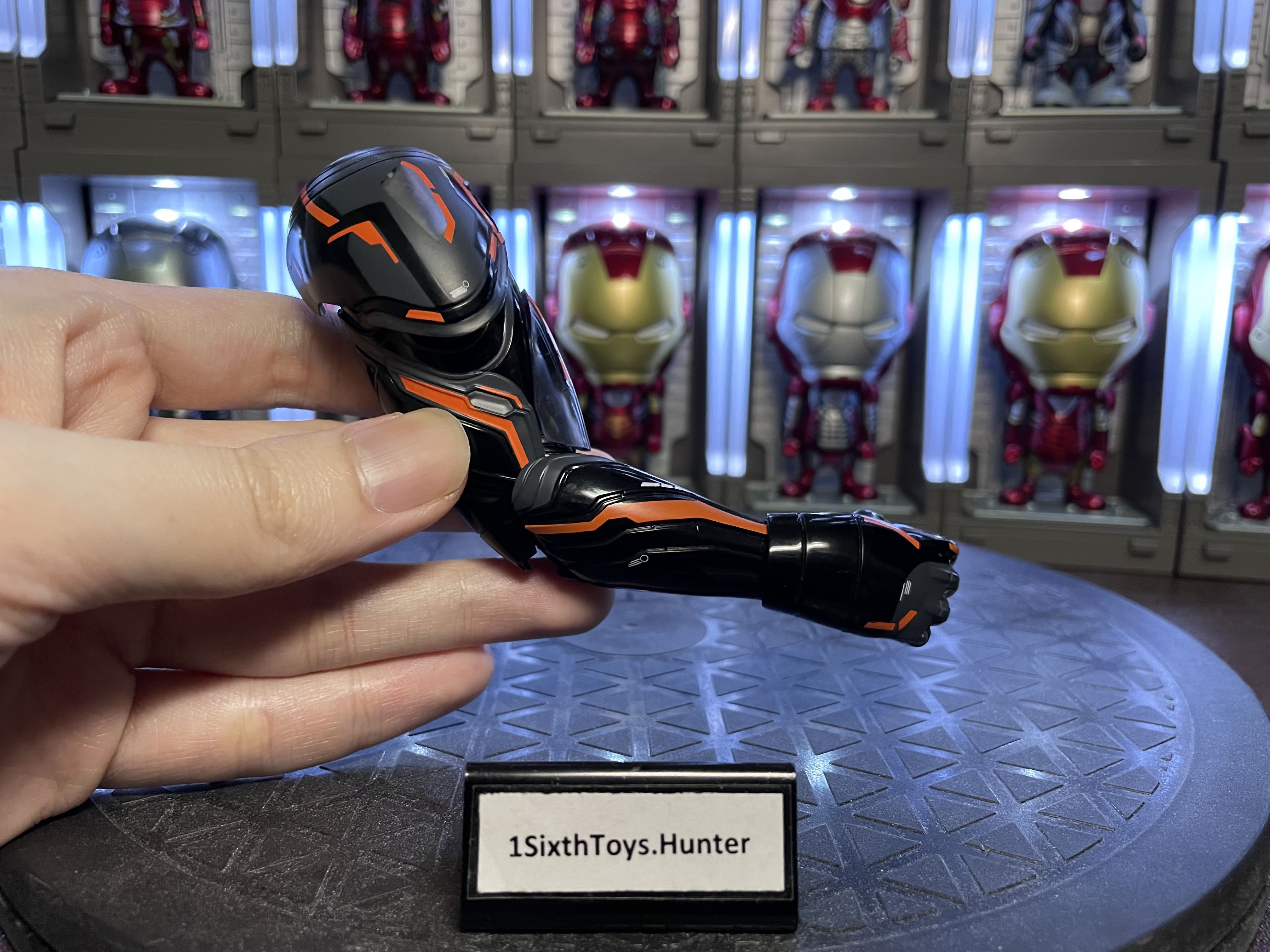 MARVEL AVENGERS INFINITY HOT TOYS 1 6 SCALE MMS597D39 NEON TECH 4 0 IRON MAN MK50 RIGHT ARM
