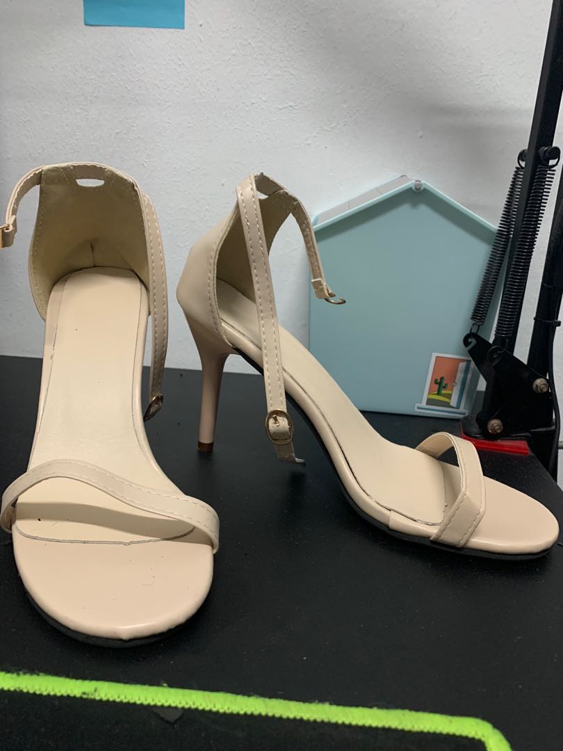 Nude Heels Women S Fashion Footwear Heels On Carousell