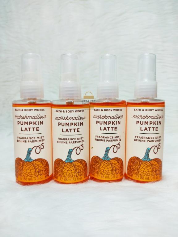 Bbw Marshmallow Pumpkin Latte Fine Fragrance Mist Ml Travel Size