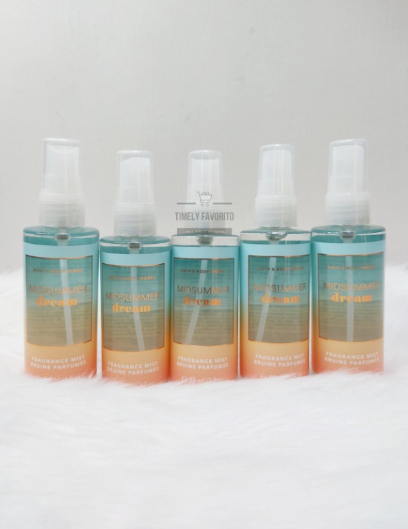 Bbw Midsummer Dream Fine Fragrance Mist Ml Travel Size Beauty
