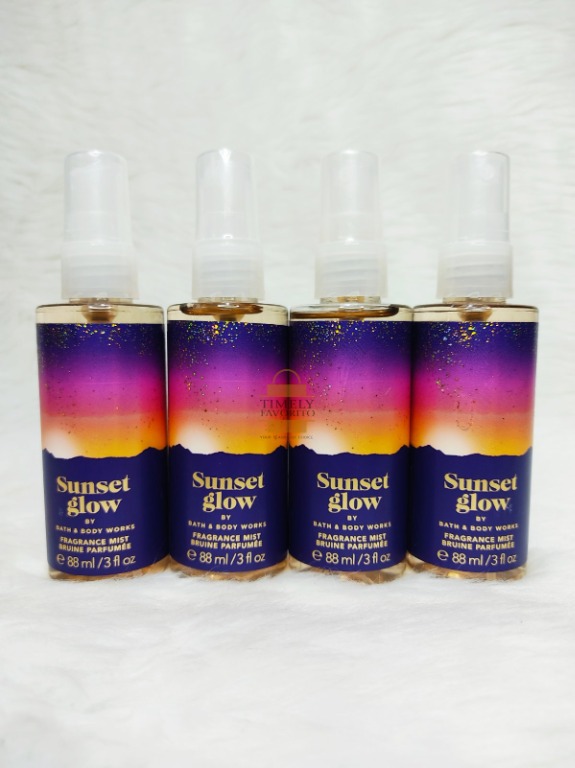 Bbw Sunset Glow Fine Fragrance Mist Ml Travel Size Beauty Personal