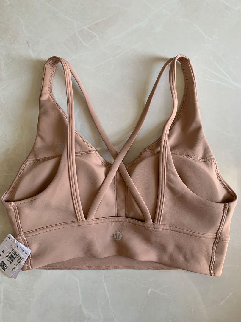 Lululemon In Alignment Bra Pink Nude Women S Fashion Activewear On Carousell