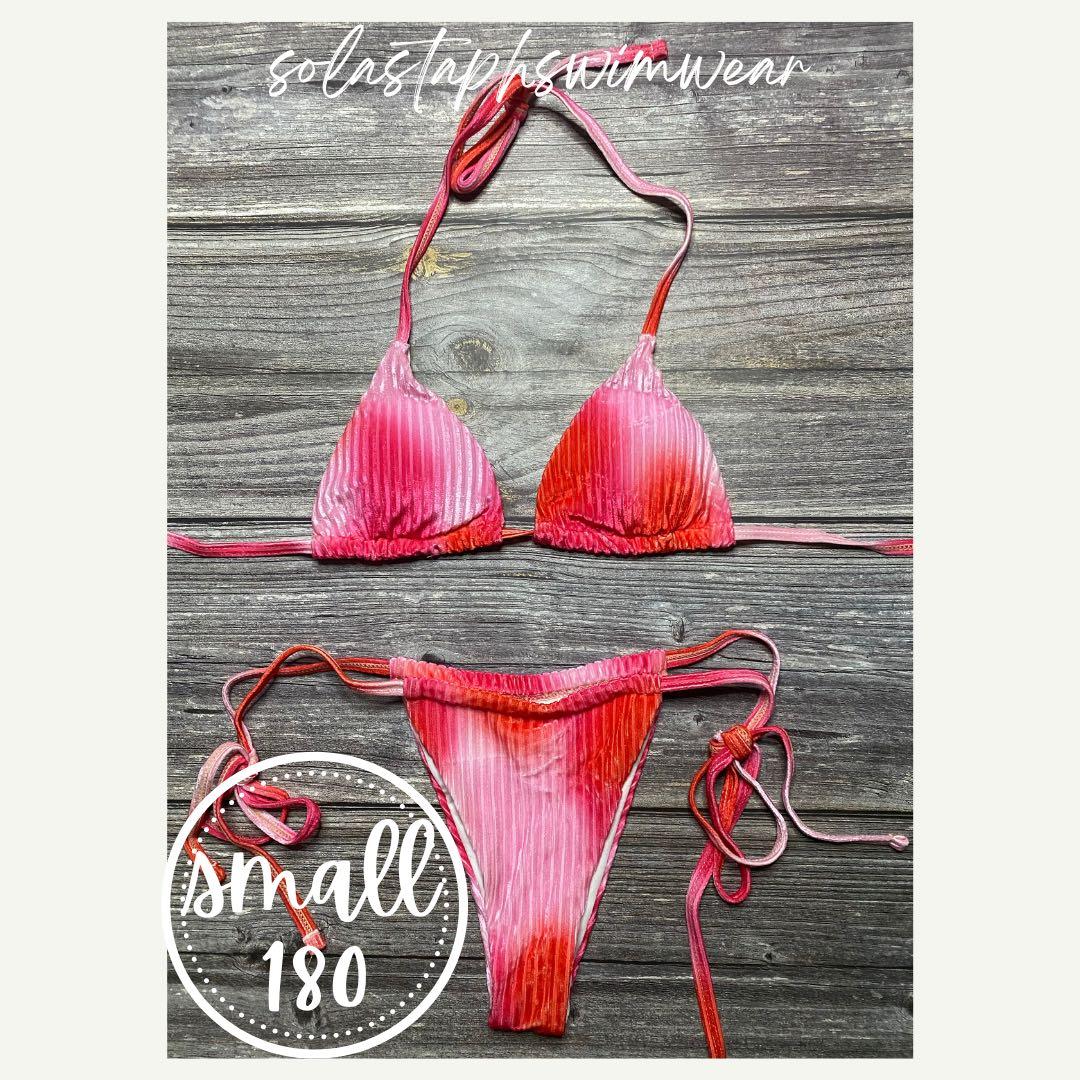 Shein Ombre String Bikini Women S Fashion Swimwear Bikinis