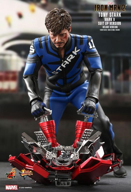 首日 月 日黑咭vip 折單 Hottoys mms Ironman Mark V suit up DX版 已付訂 尾數 hot toys TONY STARK