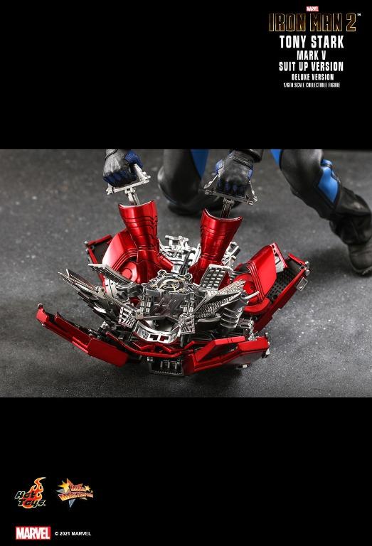 首日 月 日黑咭vip 折單 Hottoys mms Ironman Mark V suit up DX版 已付訂 尾數 hot toys TONY STARK