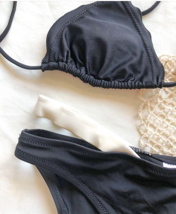 Black Bikini Set Women S Fashion Swimwear Bikinis Swimsuits On