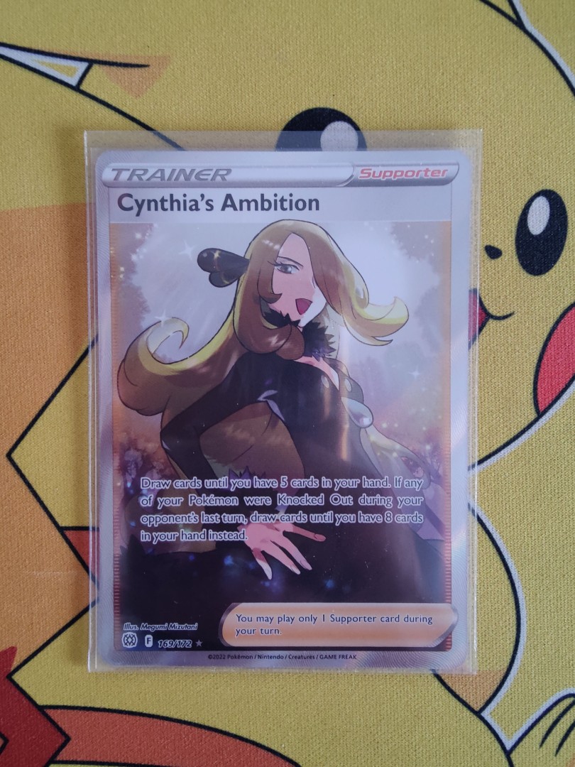 Pokemon Tcg Cynthia S Ambition Hobbies Toys Toys Games