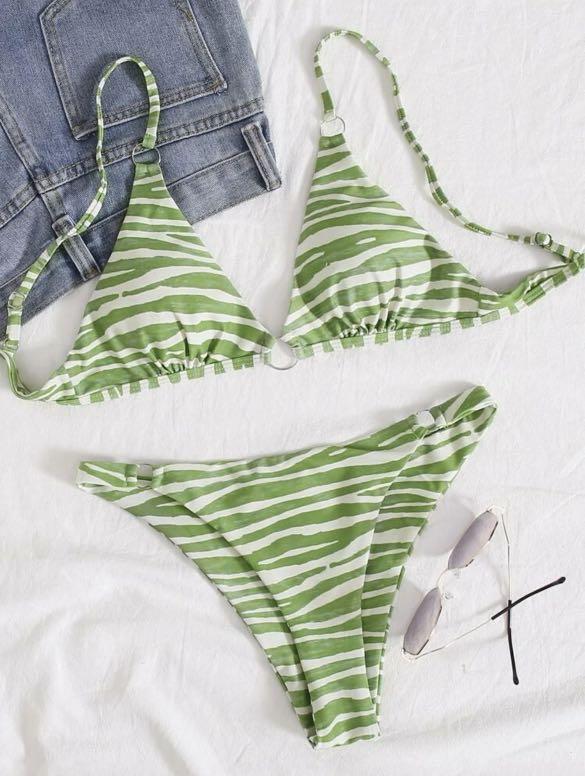 Shein Zebra Bikini Women S Fashion Swimwear Bikinis Swimsuits On
