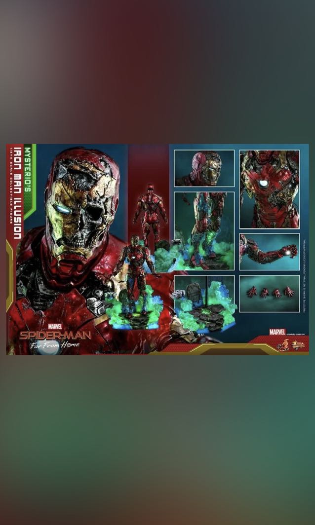 Hot Toys MMS580 Mysterios Ironman Illusion Hobbies Toys Toys Games On Carousell