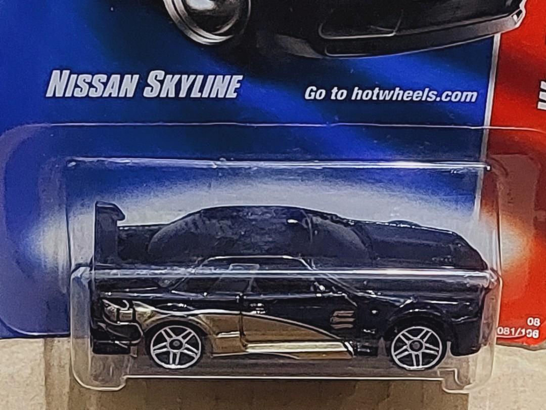 Hot Wheels 日產 Nissan Skyline GTR R Web Trading Cars 年製造 全新未拆過 比例 極罕有直版靚卡 興趣及遊戲 玩具