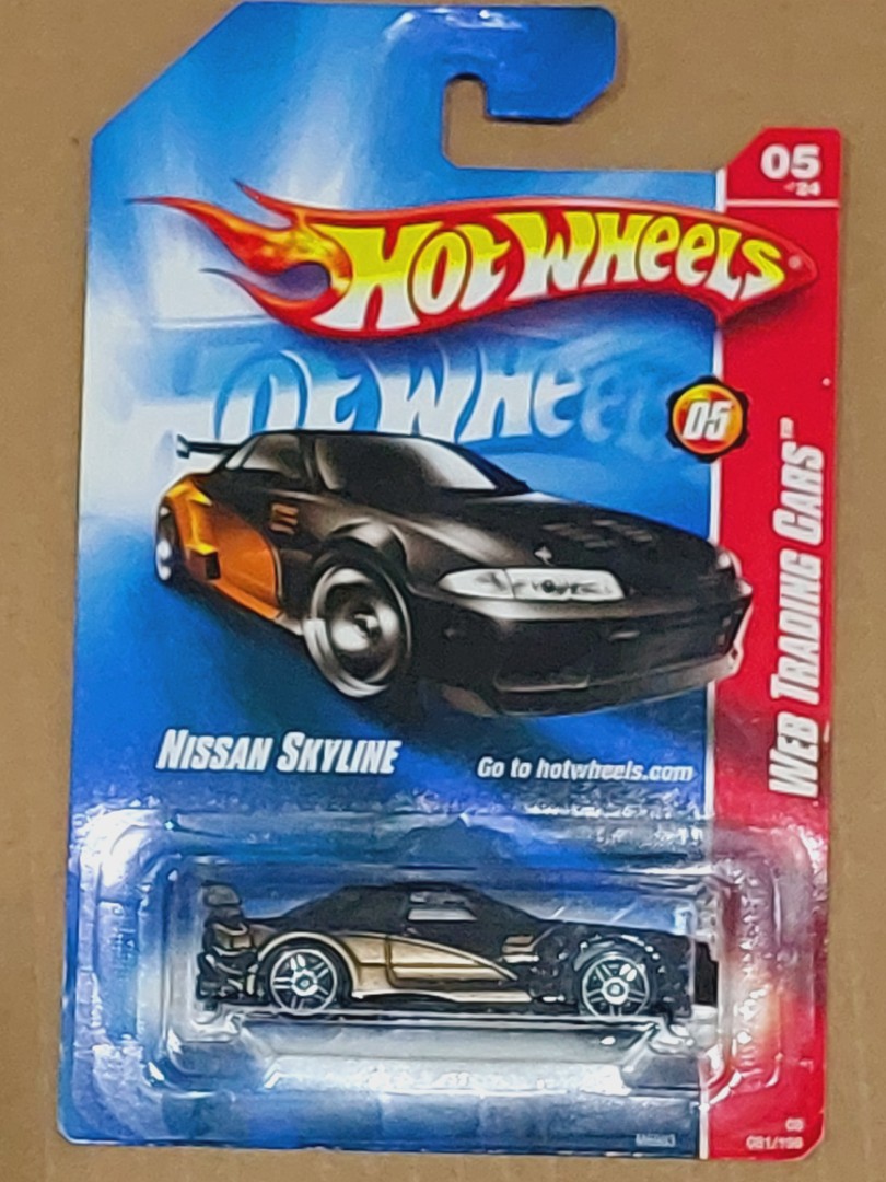 Hot Wheels 日產 Nissan Skyline GTR R32 Web Trading Cars 200 7年製造 全新未拆過 1 64 比例 極罕有直版靚卡 興趣及遊戲 玩具