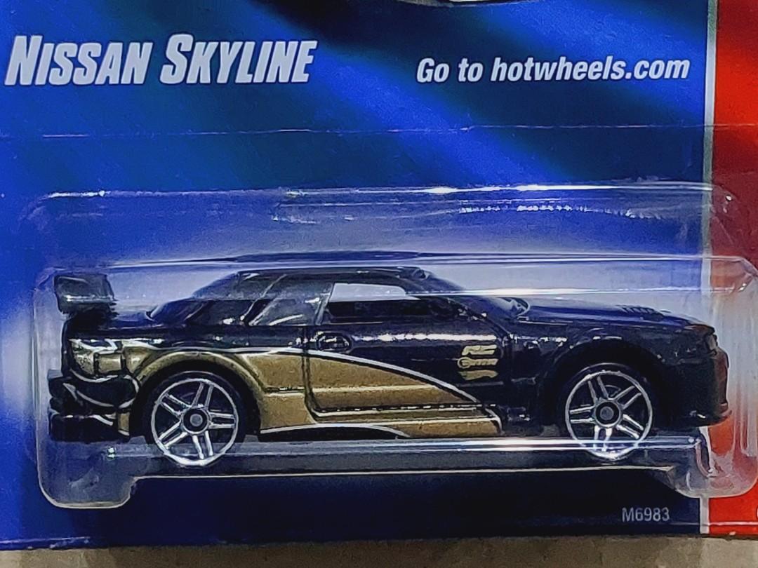 Hot Wheels 日產 Nissan Skyline GTR R Web Trading Cars 年製造 全新未拆過 比例 極罕有直版靚卡 興趣及遊戲 玩具