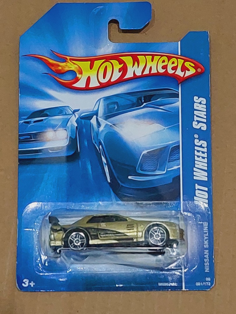 Hot Wheels 日產 Nissan Skyline GTR R32 Hot Wheels Stars 2007年製造 全新未拆過 1 64 比例 極罕有直版靚卡 興趣及遊戲 玩具
