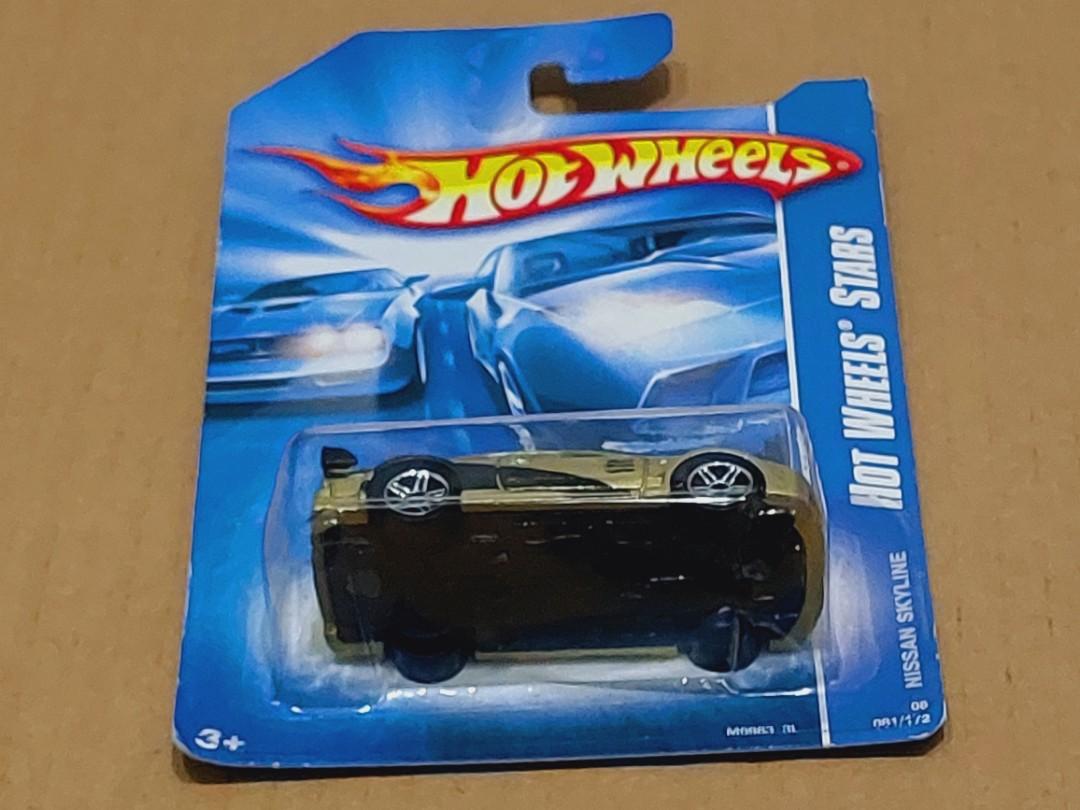 Hot Wheels 日產 Nissan Skyline GTR R32 Hot Wheels Stars 2007年製造 全新未拆過 1 64 比例 極罕有直版靚卡 興趣及遊戲 玩具