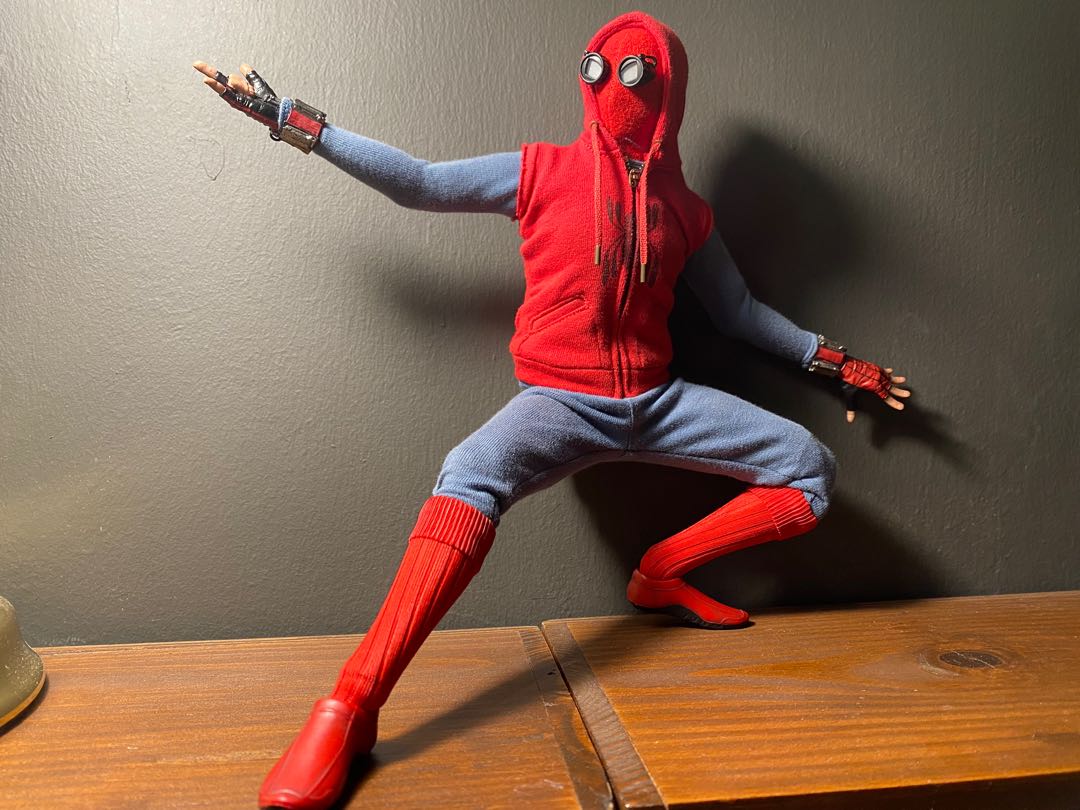 Cheapest Hot Toys Spider Man In Homemade Suit Hobbies Toys Memorabilia Collectibles Fan