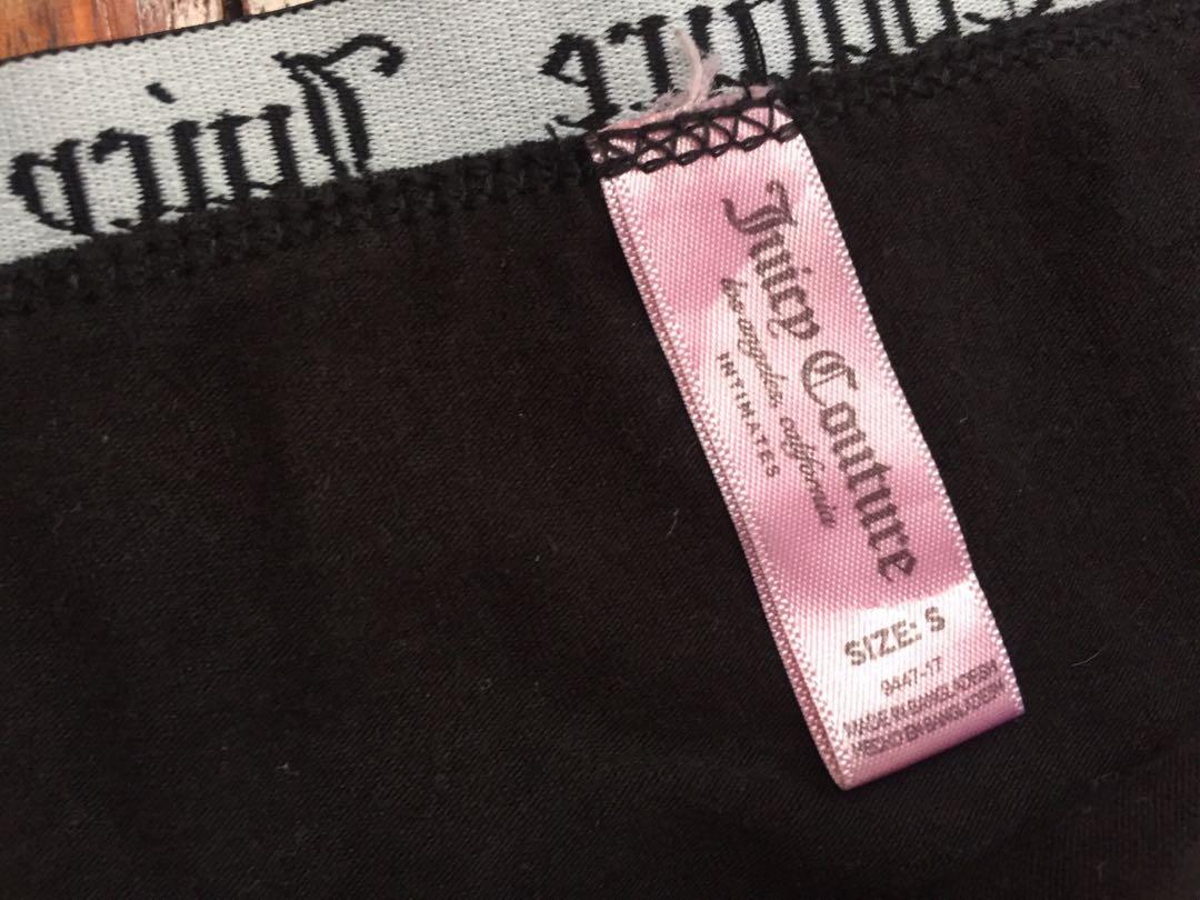 Auth Juicy Bikini Bottom Black Juicy Couture Original Authentic Y K