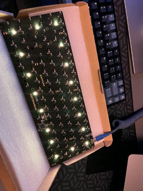Kbdfans Kbd Hot Swap Pcb With Rgb Underglow Computers Tech Parts Accessories Computer