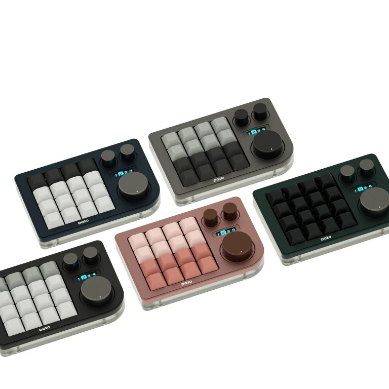 Instock Programmable Key Mechanical Keyboard Macropad With Knob Hot Swap Socket Rgb