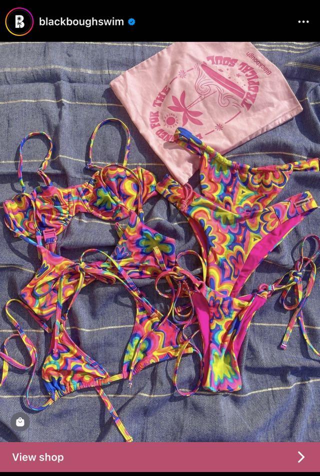 Blackbough Swim Bikini Sour Slush Tona Top And Maui Bottoms Women S