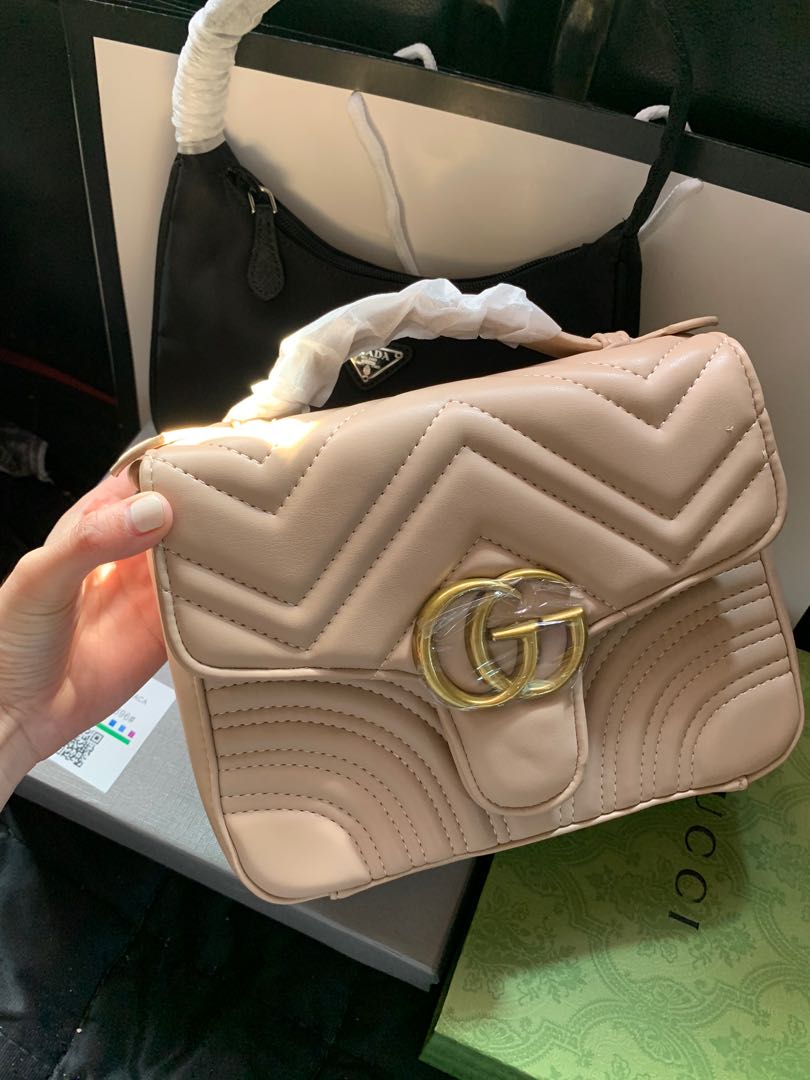 Gucci Marmont Nude Luxury Bags Wallets On Carousell