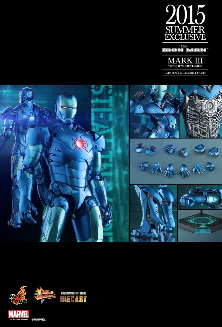 Hot Toys Hottoys Ironman Iron Man Mark Iii Mk Smv Stealth Mode Version Mms D