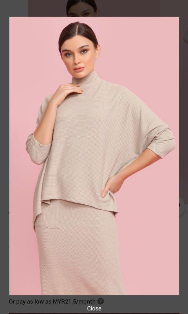 Lilit Comeback Ribbed Set In Nude Women S Fashion Dresses Sets