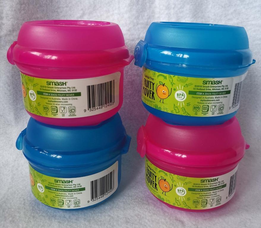 Nude Food Movers Fruity Mover Snack Box In A Set Blue Pink