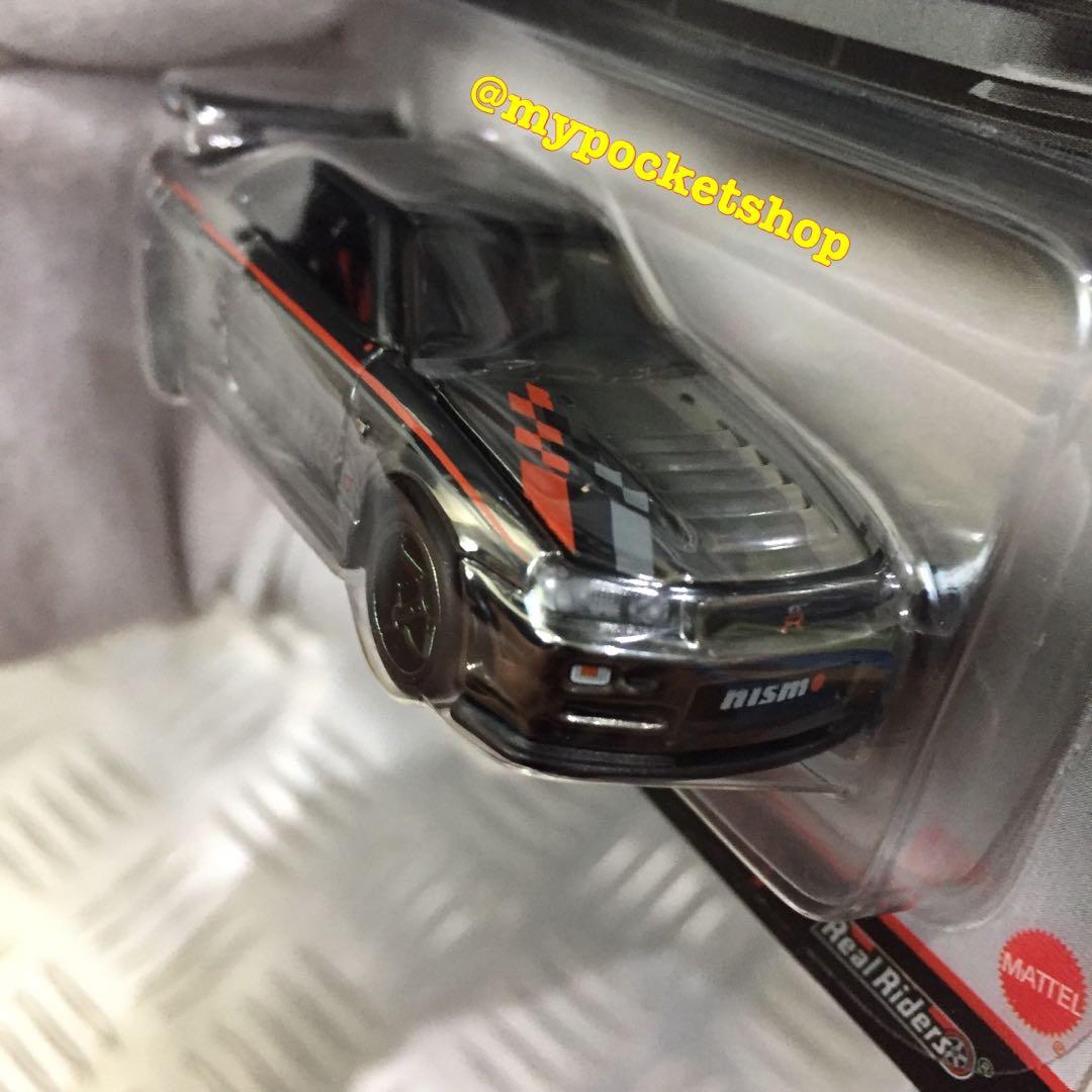 RESTOCKING Hot Wheels NISSAN SKYLINE GT R BNR R NISMO Spectraflame Black Over Chrome