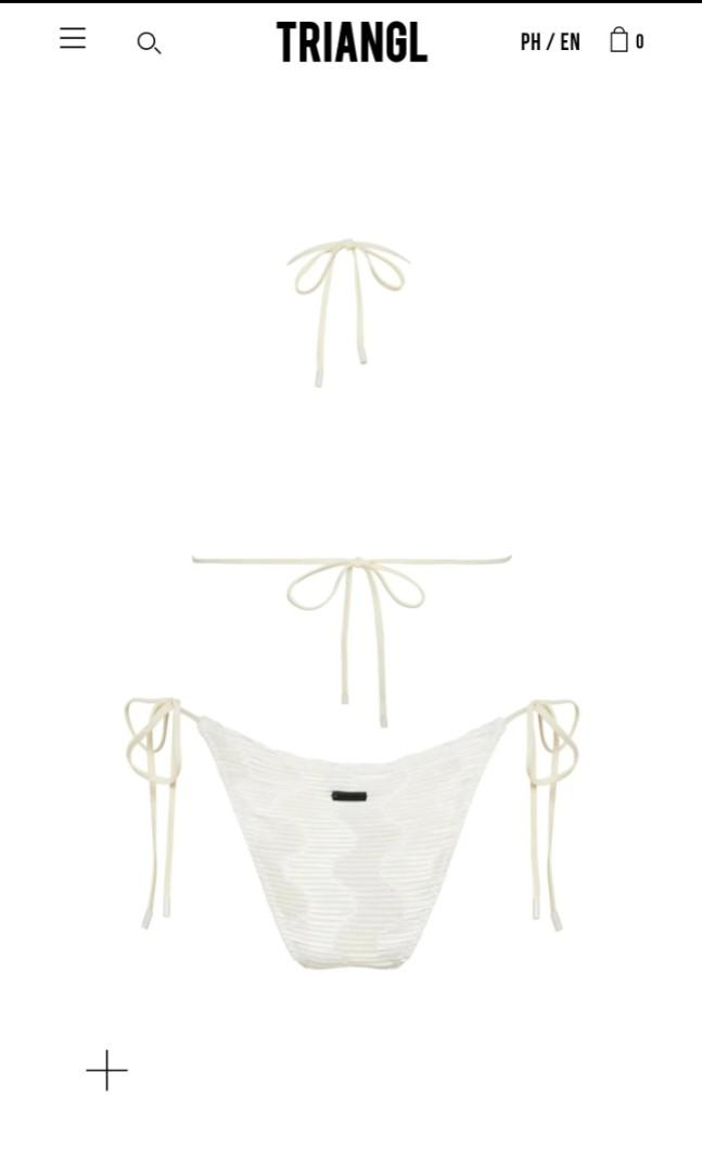 Triangl Bikini Vinca Shell White Women S Fashion Swimwear Bikinis