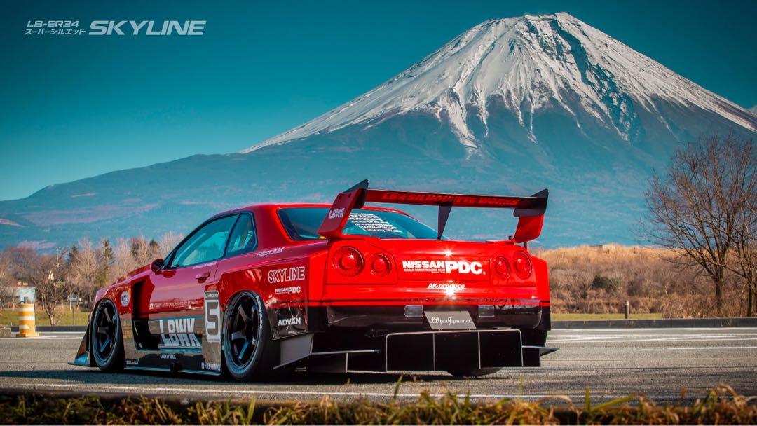 Hot Wheels Premium Car Culture Mountain Drifters Liberty Walk LBWK LB ER34 Super Silhouette