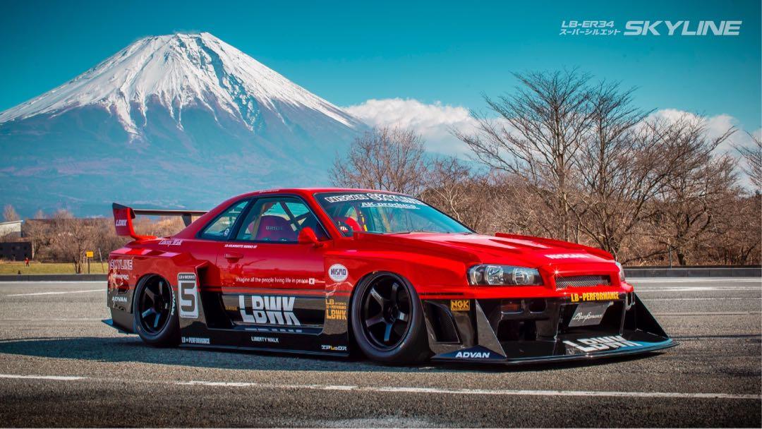 Hot Wheels Premium Car Culture Mountain Drifters Liberty Walk LBWK LB ER34 Super Silhouette